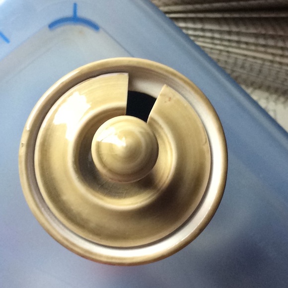 HandThrown Glazed Ceramic Sugar & Creamer Set - Picture 3 of 7